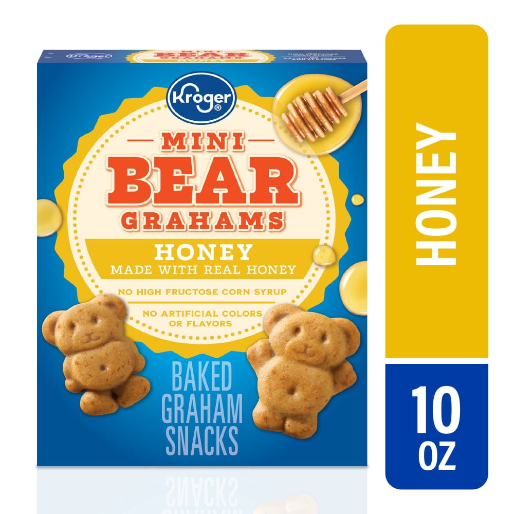Kroger Mini Bear Honey Graham Crackers 10 oz - Pack of 1 - Walmart.com