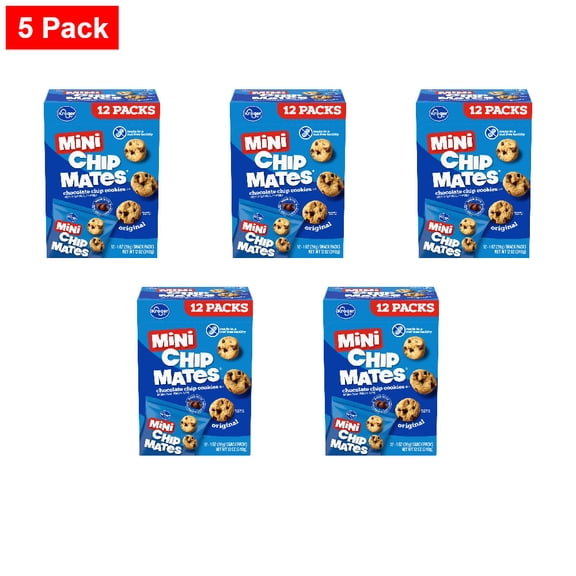 Kroger Mini Chip Mates Snack Packs 12 ct / 1 oz - 5 Pack