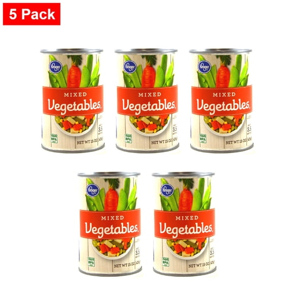 Kroger Mixed Vegetables 15 oz - 5 Pack