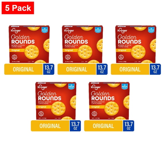 Kroger Original Crackers 13.7 oz - 5 Pack