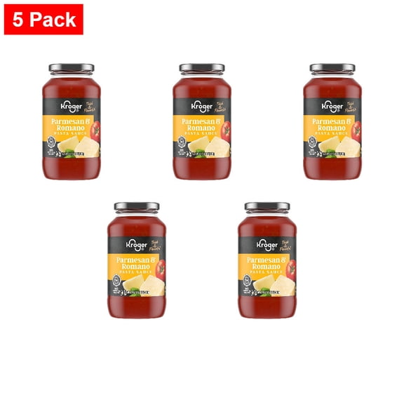 Kroger Parmesan & Romano Pasta Sauce 24 oz - 5 Pack
