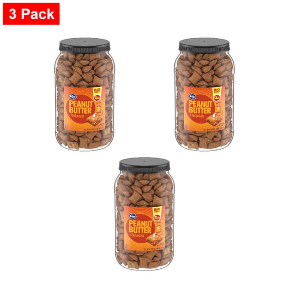 Kroger Peanut Butter Filled Pretzels 52 oz - 3 Pack