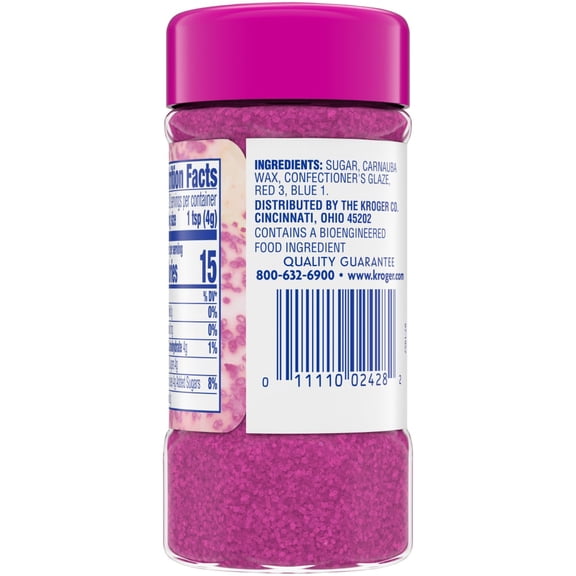 Kroger Pink Sanding Sugar 4 oz - Pack of 1