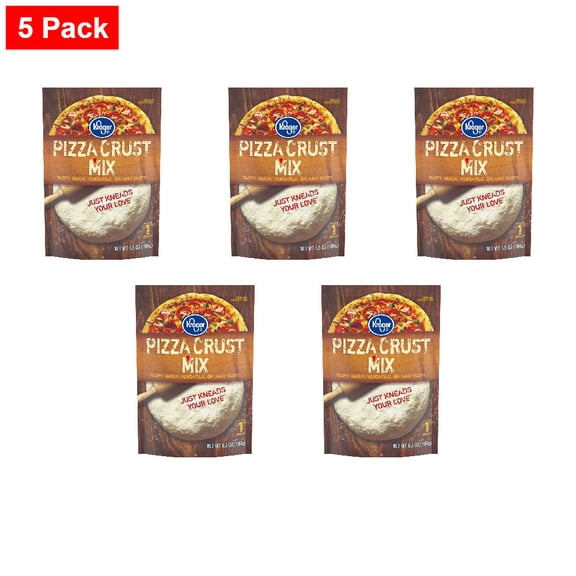 Kroger Pizza Crust Mix 6.5 oz - 5 Pack