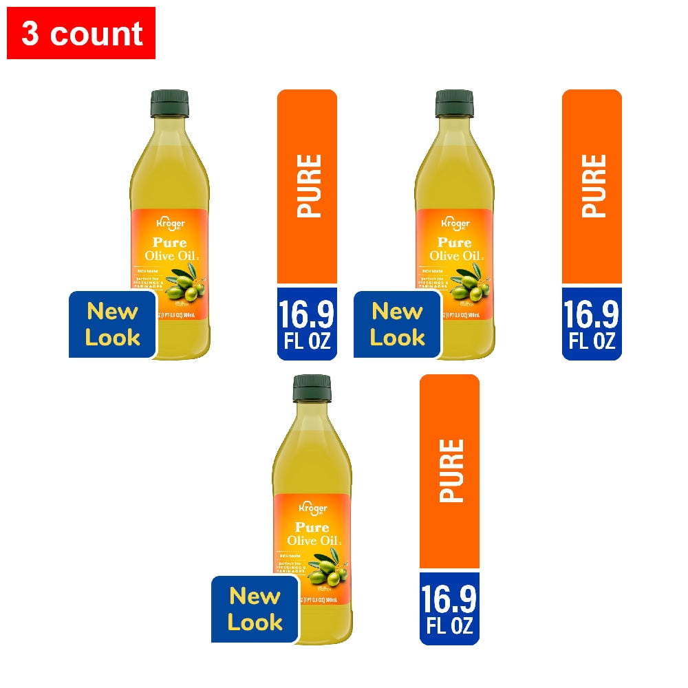 Kroger Pure Olive Oil 16.9 fl oz - 3 count