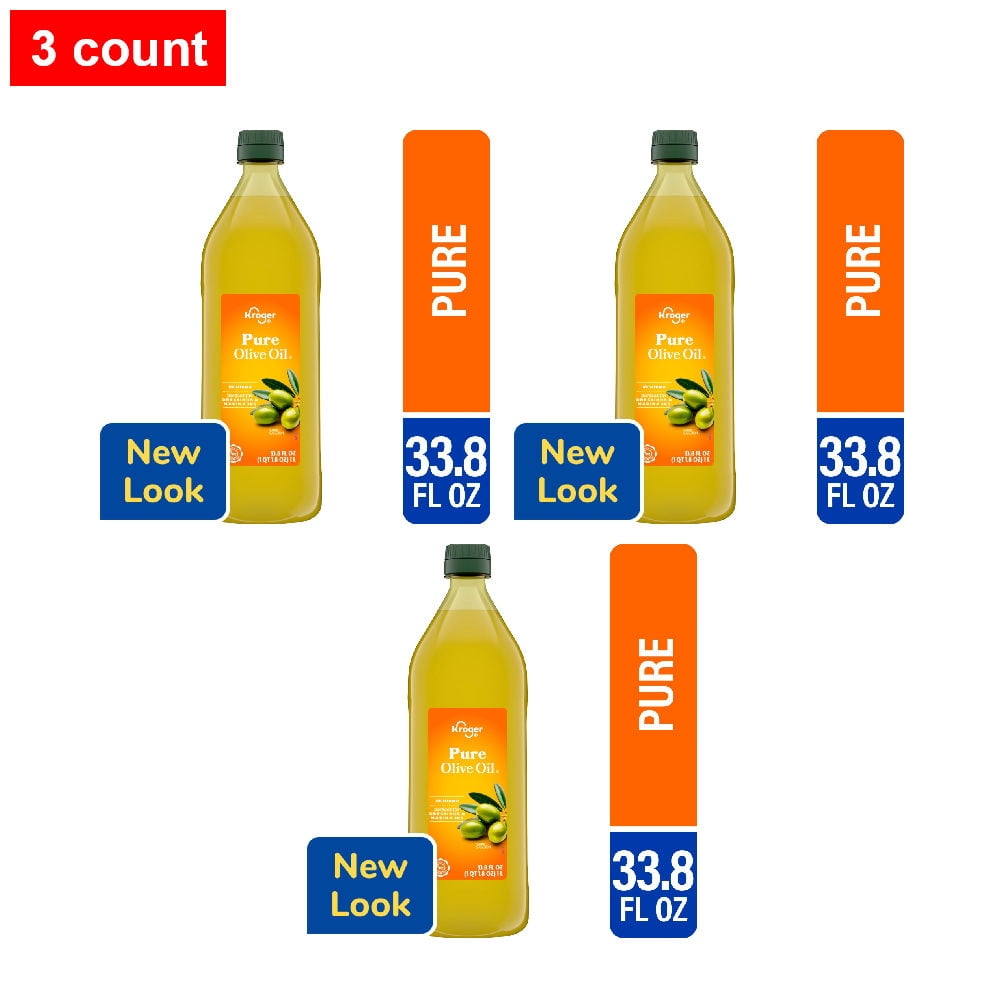 Kroger Pure Olive Oil 33.8 fl oz - 3 count