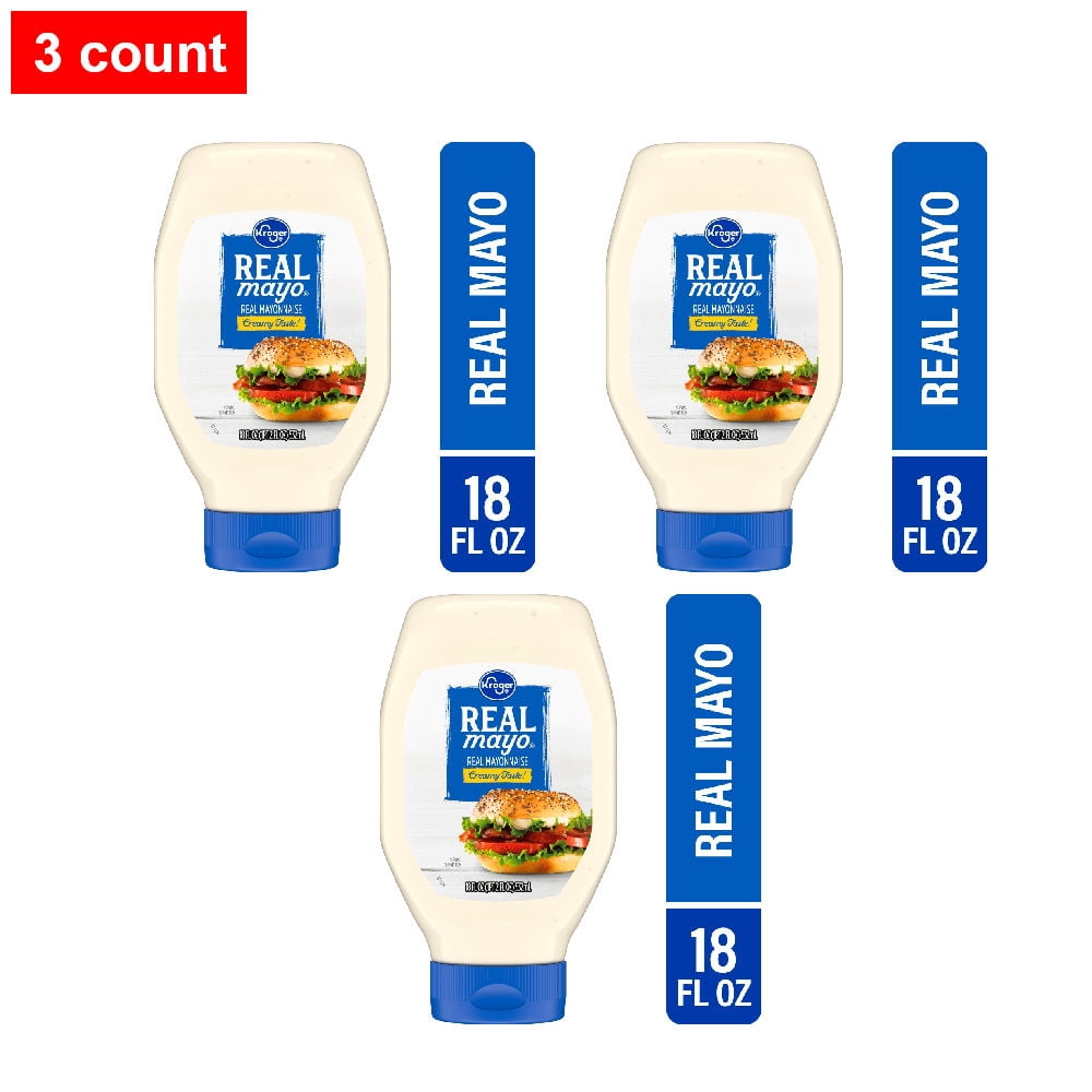Kroger Real Mayo 18 fl oz - 3 count