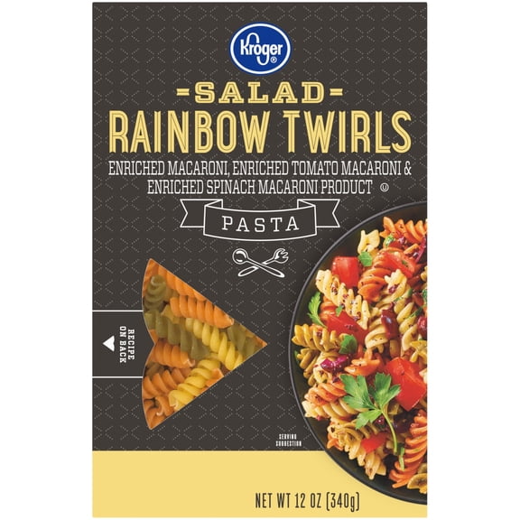 Kroger Salad Rainbow Twirls Pasta 12 oz - Pack of 1