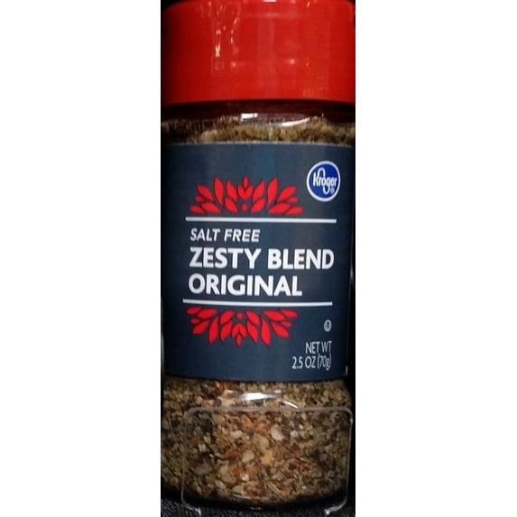 Kroger Salt Free Zesty Blend Original Granules, 2.5 Ounce (Pack of 3)