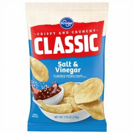 Kroger Salt & Vinegar Potato Chips 7.75 oz
