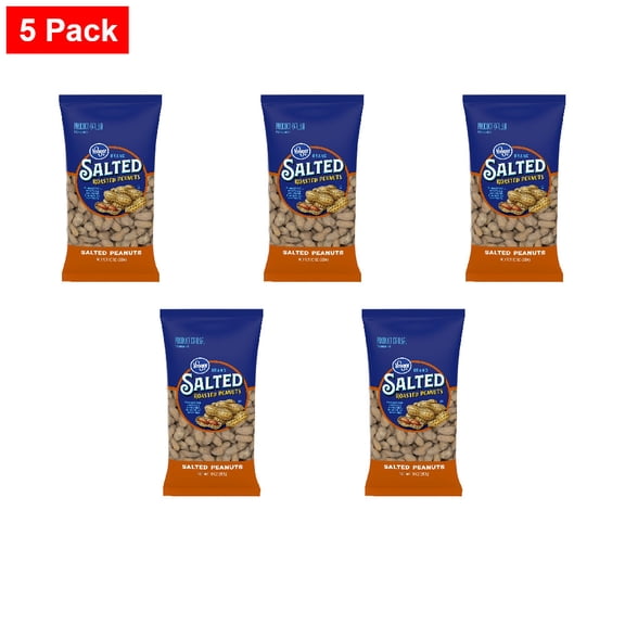Kroger Salted In-Shell Peanuts 10 oz - 5 Pack