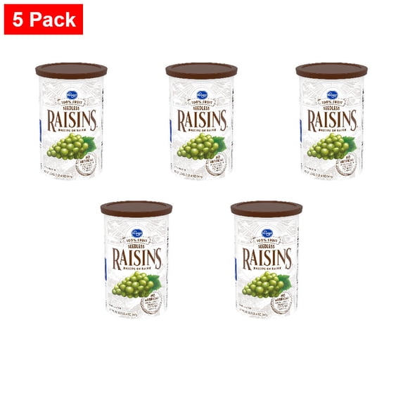 Kroger Seedless Raisins 20 oz - 5 Pack