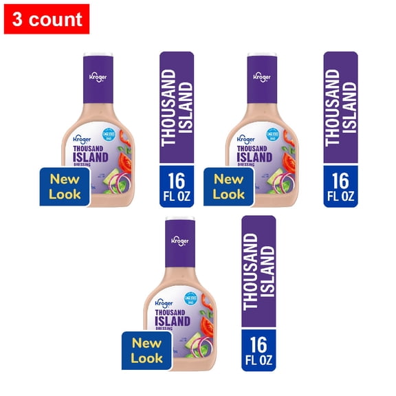 Kroger Thousand Island Salad Dressing 16 fl oz - 3 count