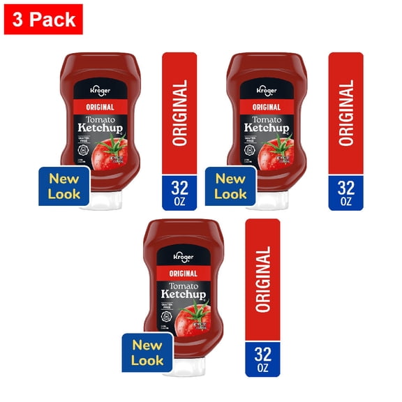 Kroger Tomato Ketchup 32 oz - 3 Pack