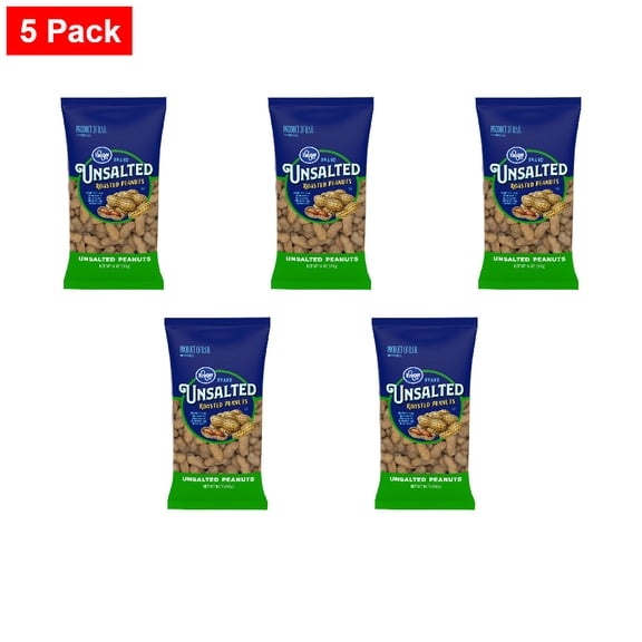 Kroger Unsalted In-Shell Peanuts 10 oz - 5 Pack