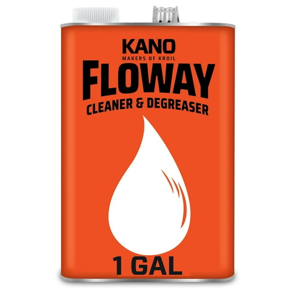 Kano Floway Industrial Cleaner Degreaser (Liquid-1 Gallon Can-Single), Solvent Removes Grease, Tar, Carbon, Grime from Auto Parts, Engines, Brakes, Electrical, Machinery, Equipment (FL011)