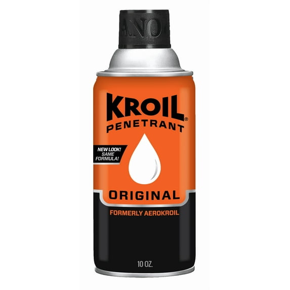 Kroil Original Penetrating Oil (Aerosol Spray-10oz Can-Case of 6), Penetrant for Rusted Bolts, Metal, Hinges, Chains, Moving Parts, Rust, Corrosion Inhibitor (AZKS102C6)