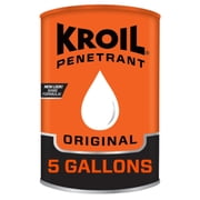 Kroil Original Penetrating Oil Liquid-5 Gallon Pail-Single, Penetrant for Rusted Bolts, Metal, Hinges, Chains, Moving Parts