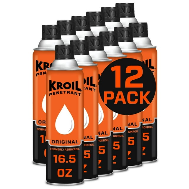 Kroil Original Penetrating Oil Aerosol Spray-16.5oz Can-Case of 12 ...