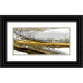 thumbnail image 1 of Kroker, Wendy 32x17 Black Ornate Wood Framed with Double Matting Museum Art Print Titled - Gold Stream White, 1 of 4