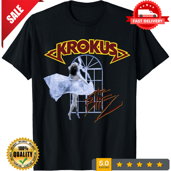 Krokus BAND THE BLITZ TOUR T SHIRT SIZE S-5XL FH1048, LIMITED EDITION-TH63407