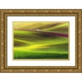 thumbnail image 1 of Krol, Piotr 14x11 Gold Ornate Wood Framed with Double Matting Museum Art Print Titled - Golden Fields, 1 of 4