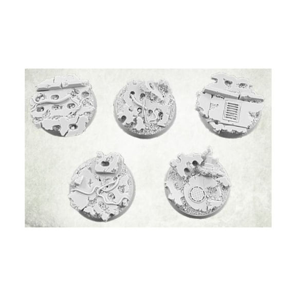 Kromlech 40mm Round Base - Concrete Slabs #2 New