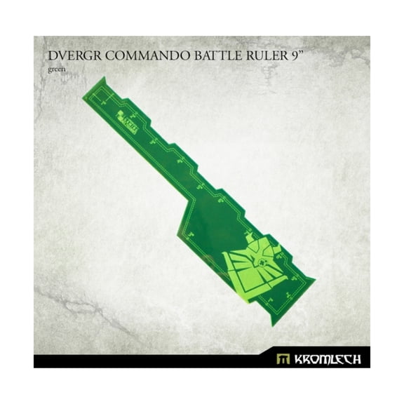 Kromlech Dvergr Commando Battle Ruler - Green New