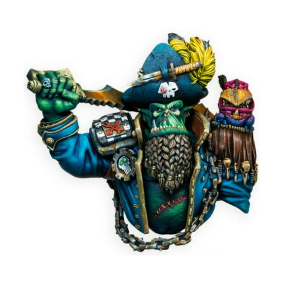 Kromlech Orc Pirate Kaptin Bust New