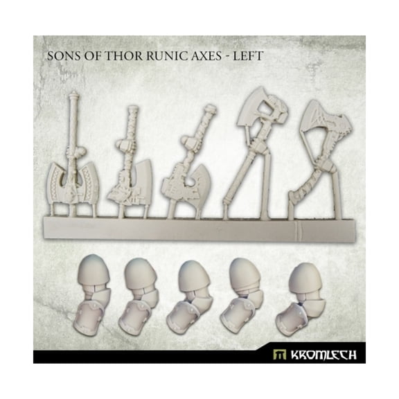 Kromlech Sons of Thor - Runic Axes (Left) New