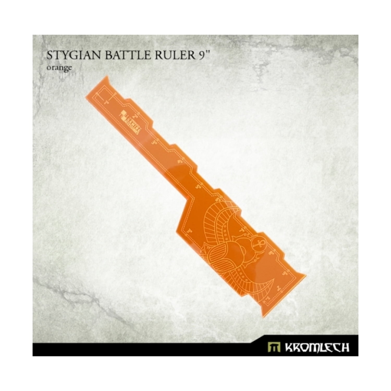 Kromlech Stygian Battle Ruler 9 Inch - Orange New - Walmart.com