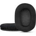 thumbnail image 1 of Krone Kalpasmos Breathable Fabric Replacement Earpads for Turtle Beach Stealth 700/600/520,Audio Technica Replacement Earpads for ATH-M50X/M40X/M30X & More, Cushion Replace for Headphones - Black, 1 of 6