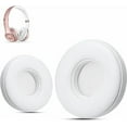 thumbnail image 1 of Krone Kalpasmos Earpad Replacement for Beats Solo 2 & 3 Wireless/Wired Headphone, Ear Cushion Premium Protein Leather Memory Foam with Kits, Superb Comfortable Easy to Install – White, 1 of 5