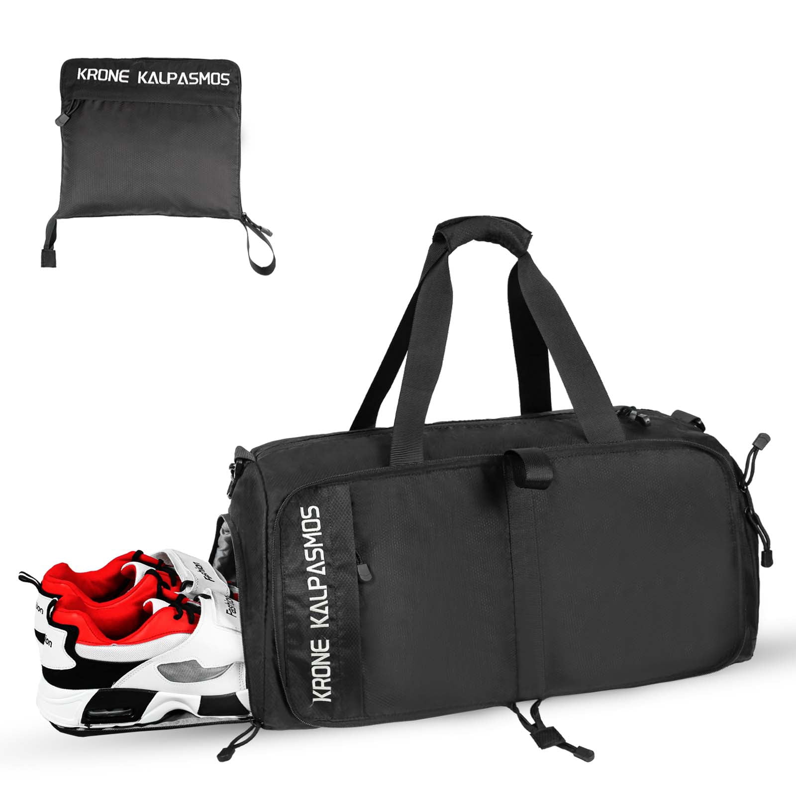 Krone Kalpasmos Gym Bag for Men Women with Shoe Compartment, Sports ...