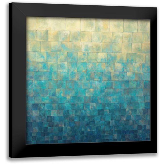 Kroner, Janelle 12x12 Black Modern Framed Museum Art Print Titled - Cascade