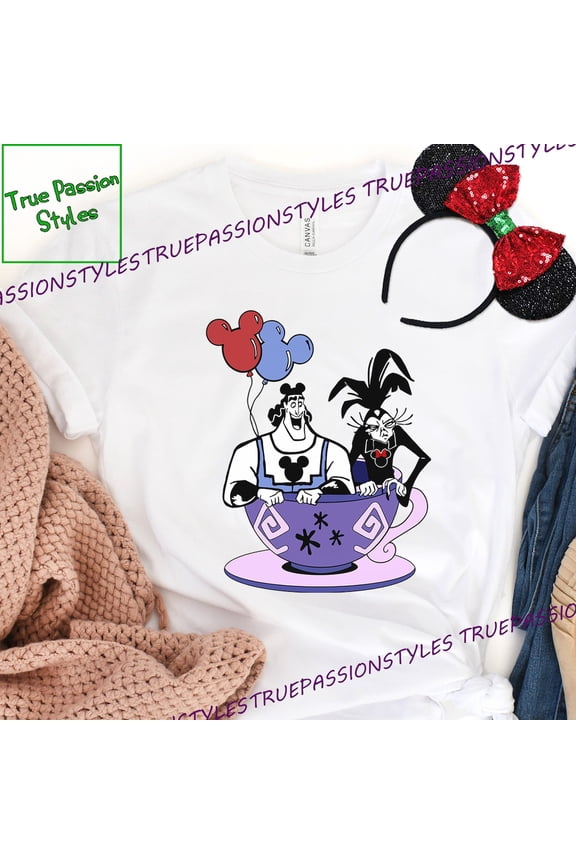 Kronk And Yzma Tea Cup Shirt, Long Sleeve, T-shirt, T-shirt - Kronk And Yzma Tee, The Emperors New Groove Shirt, Couple Villains Tee E2529, F2756 All Size S-5Xl
