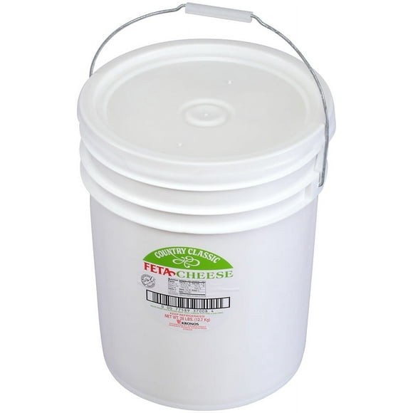 Krono Country Classic Feta Cheese, 28 Pound.