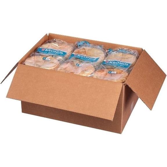Kronos 6" Precut Authentic Pocket Pita 12 Packs of 10,Kronos Food Group Inc Frozen