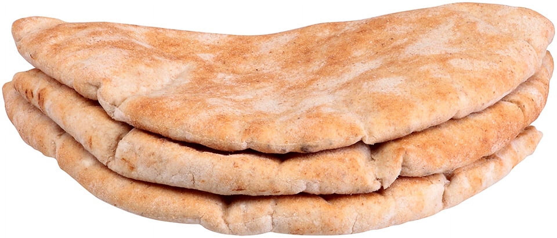 Kronos 6" Wheat Pocket Pita 12 Packs of 10