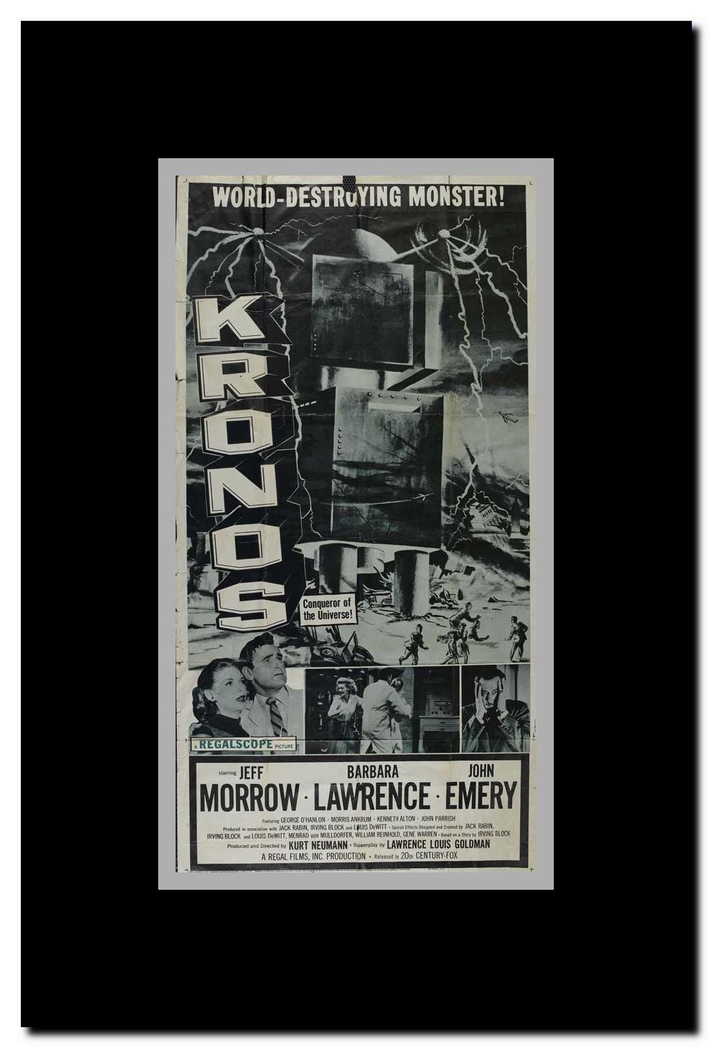 Kronos Framed Movie Poster