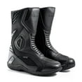 thumbnail image 1 of Kronox Water-Resistant Motorcycle Touring Boots | Black Syntethic & Real Leather (Mix) | Size 11, 1 of 7