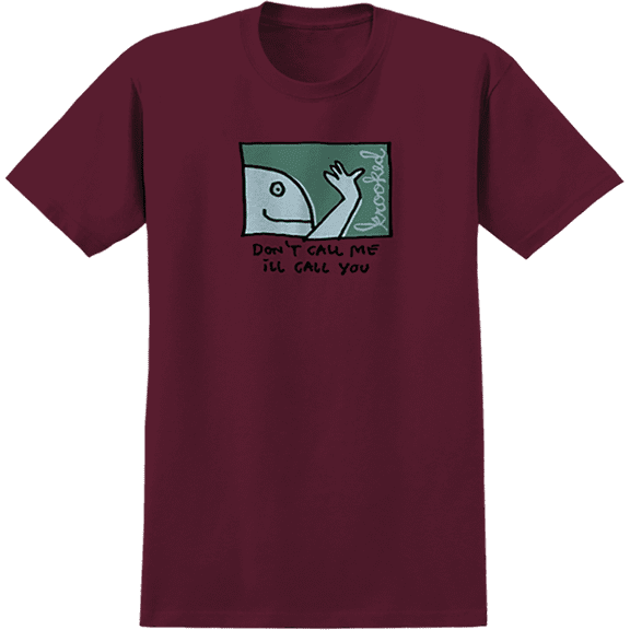 Krooked Call Me Ss S-Burgundy