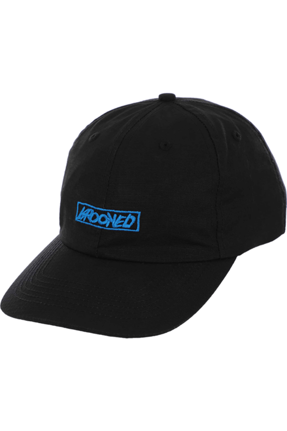 Moonsmile Script Skate HAT - Adjustable Black/Blue