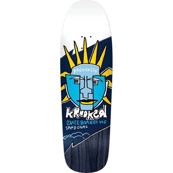 Krooked Sandoval Recognize Skateboard Deck 9.81x32