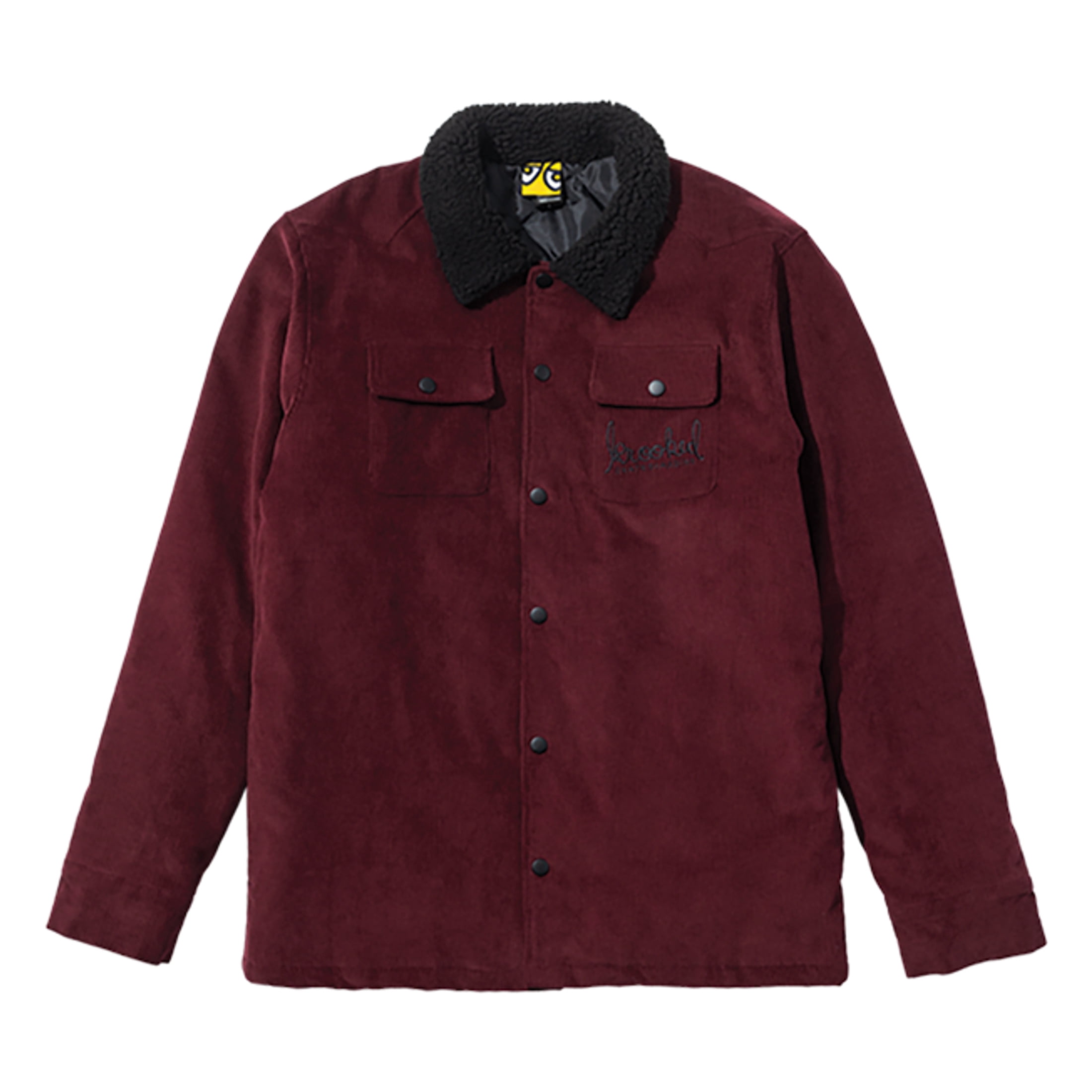 Slkript Krooked Skript Jacket Burgundy Jacket M - Walmart.com