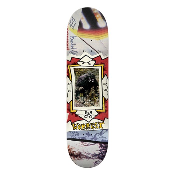 Krooked Worrest BIG Foot Skateboard Deck - 8.75" TT (Deck Only)