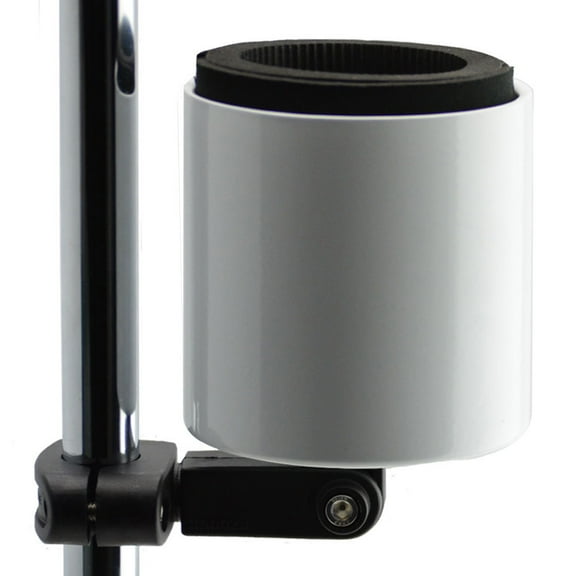 Kroozie Kroozercups Deluxe Bicycle Cup Holder 2.0 in White