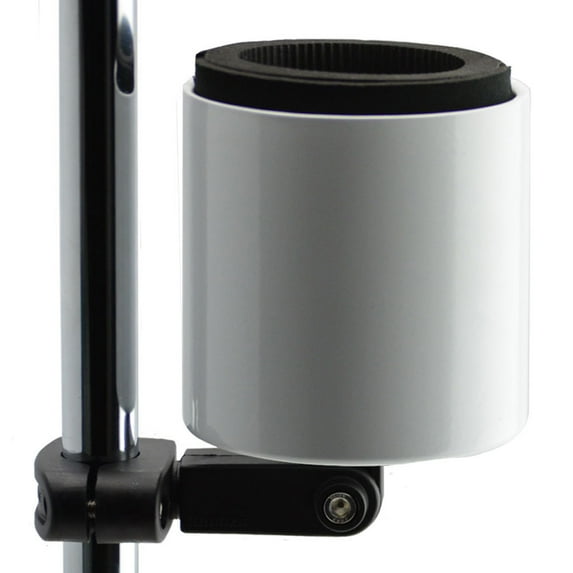 Kroozie Kroozercups Deluxe Bicycle Cup Holder 2.0 in White