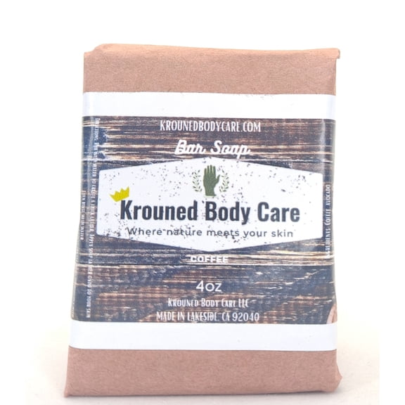 Krouned- Coffee Bar Soap Pack of 4