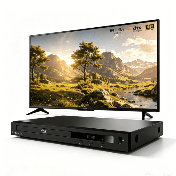 Krovatar 2K Blu-ray Disc Player KB-200 (2K) With Dolby and DTS, DVD, CD ...